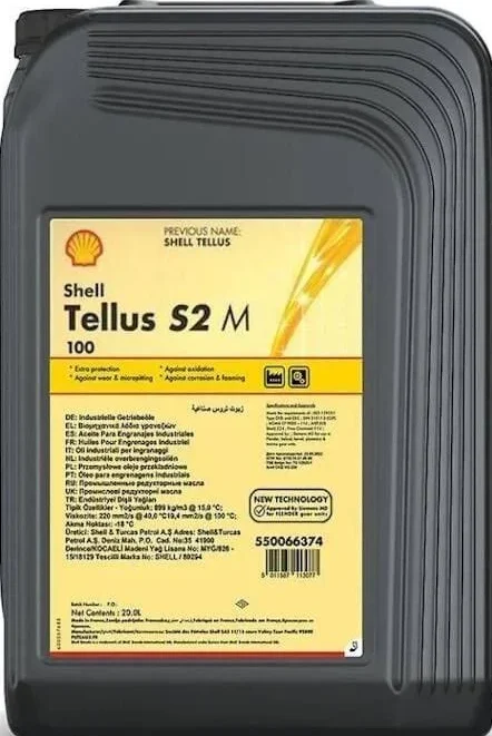 TELLUS 100 SHELL TELLUS S2 M 100 (20 LT) - Görsel 1